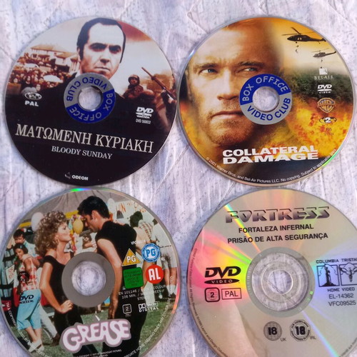 DVD pack of 35 old movies used with subtitles