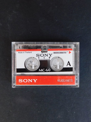Μικροκασέτα ήχου Sony MC-60 με διάρκεια 60 λεπτών