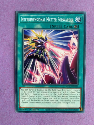 Interdimensional Matter Forwarder Yu-Gi-Oh Card like new