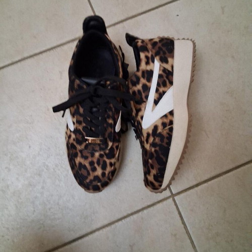 Mairiboo for Envie Leopard Sneakers like new, size 38, black and brown