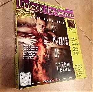 UNLOCK THE SECRETS : PHANTASMAGORIA - A PUZZLE OF FLESH (1996) (PC ADVENTURE GAME GUIDE CD-ROM)