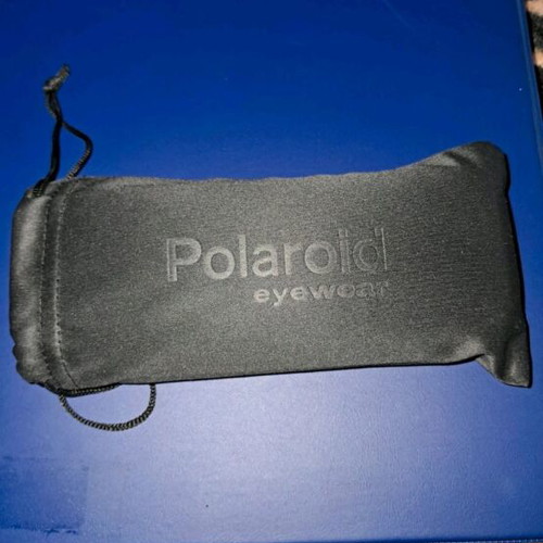 Polaroid glasses case and pouch new, black and yellow