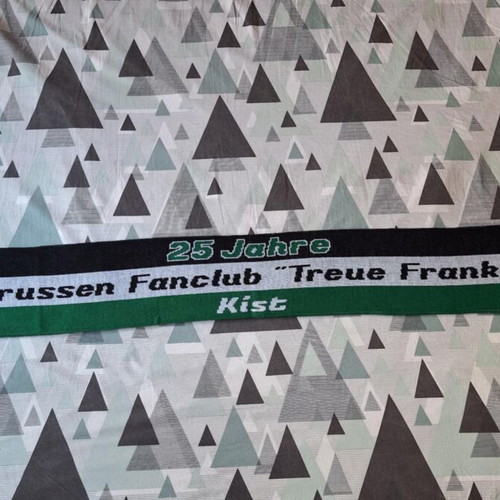 Borussen Fan Schal 25 Jahre Treue Franken Kist like new