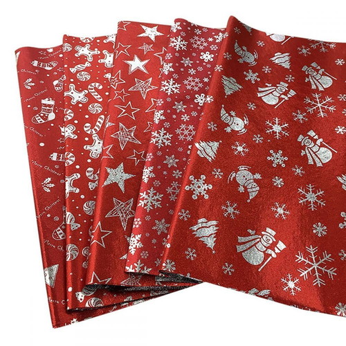 Christmas wrapping paper red 70x100cm new