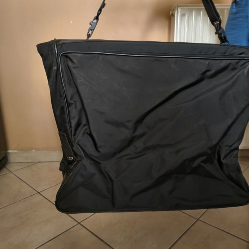 Delsey Retro Suitcase Garment Bag like new, black with red details
