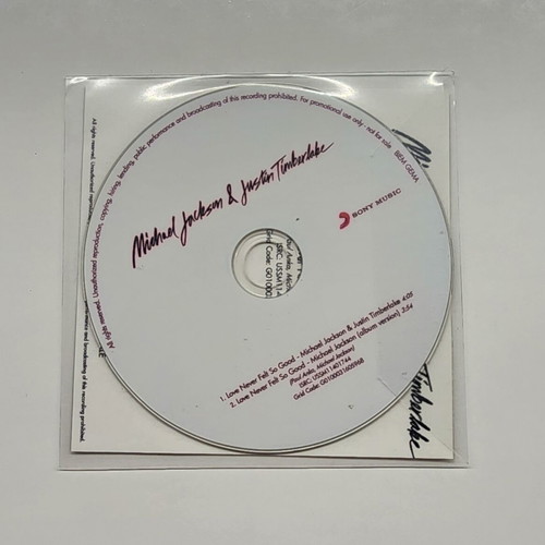Michael Jackson Love Never Felt So Good promo single CD like new