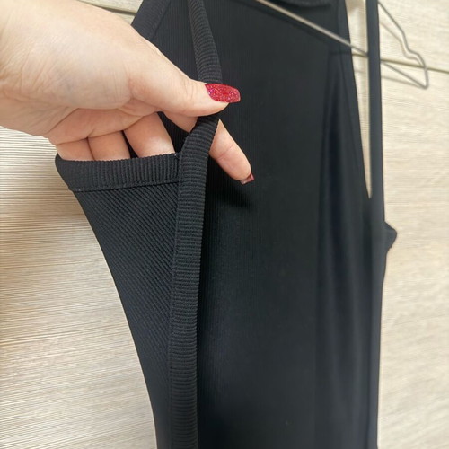 Bershka Night Out Maxi Pencil Backless Dress New Black