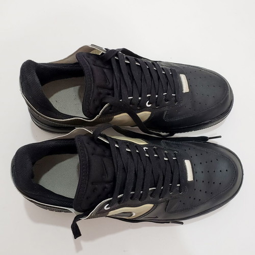 Nike Air Force 1 React sneakers used, size 41.5-42, black and green