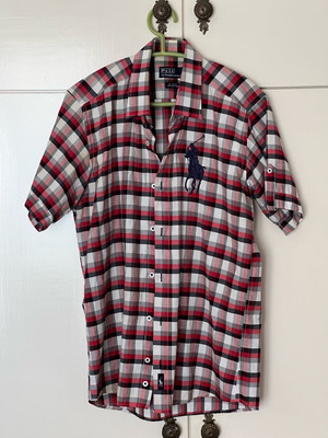 Πουκάμισο Polo Ralph Lauren ελαφρώς μεταχειρισμένο, κόκκινο, μέγεθος M