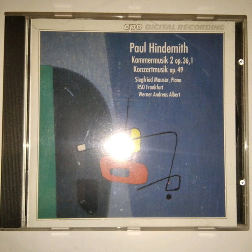 Paul Hindemith Kammermusic n.2 / Konzertmusic Op.49 CD used, classical