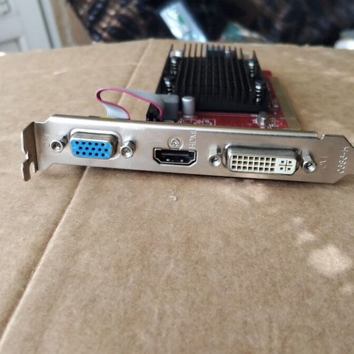 AMD Radeon PowerColor HD 5450 graphics card used, 1024MB GDDR3 HDMI PCI-E