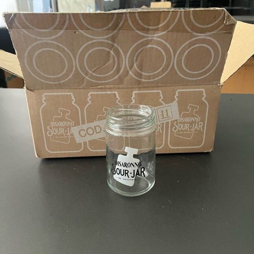 Disaronno Sour Jar glasses like new, pack of 12