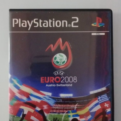 Euro 2008 videogame used for PlayStation 2 (PS2)