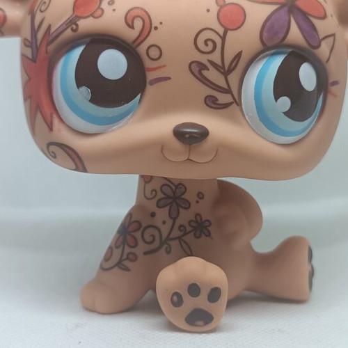 Littlest Pet Shop Jumbo Brown Bear figure used, collectible Hasbro toy