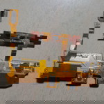  LG L90 D405 κάτω πλακέτα με USB μικρόφωνο και Κεντρικό Κουμπί / Home Button Flex