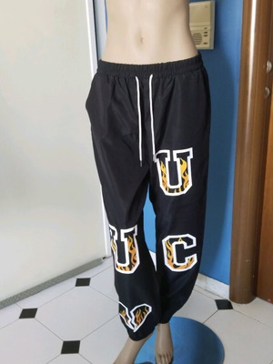 Trendy unisex pants like new, size M, black, thin fabric
