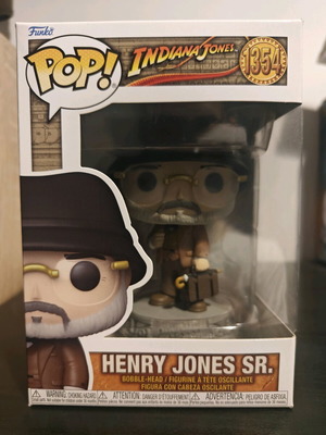 Funko POP! Henry Jones Sr. figure like new, Indiana Jones and the Last Crusade #1354