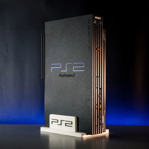 Vertical stand PS2 Fat for PlayStation 2 console made to order