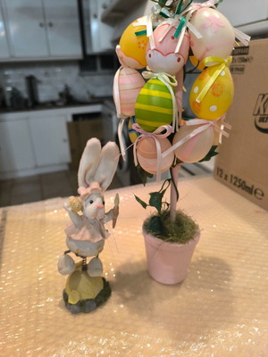 Decorative Easter figure like new