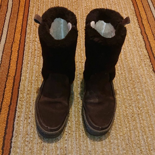 Bally brown boots like new, size 43