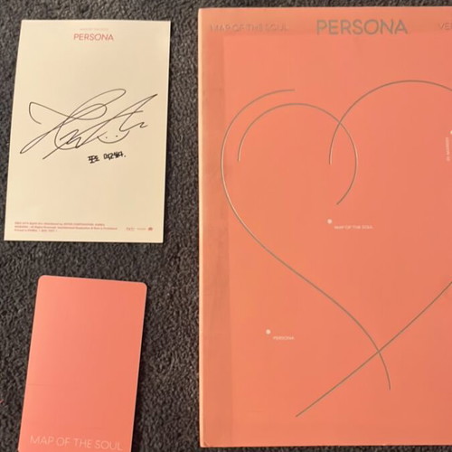 BTS Map of the Soul: Persona Album like new with V/RM Photocard