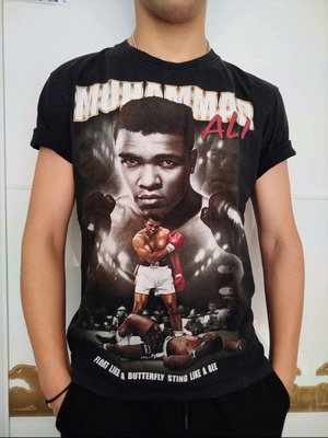 T-shirt Muhammad Ali σαν καινούργιο, μαύρο, vintage style