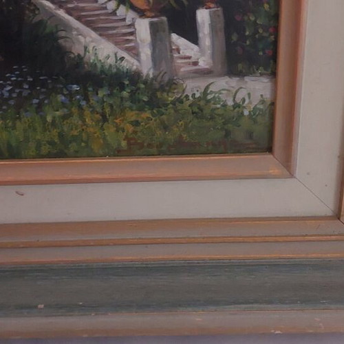 A. Voumbakis artwork, Syros mansion theme