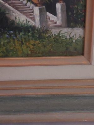 A. Voumbakis artwork, Syros mansion theme