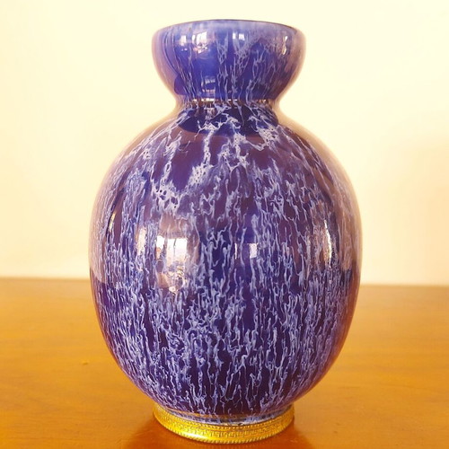 Art Deco Boch Freres Keramis Vase by Charles Catteau like new