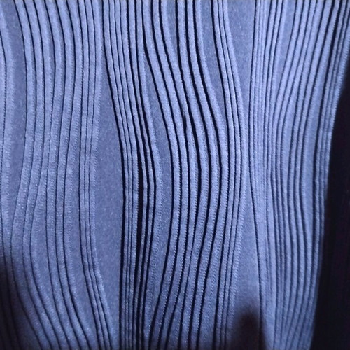 Women's blouse new, blue with embossed patterns, size M