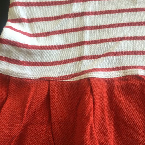 Orchestra dress for 4-year-old girl like new, red, 100% cotton