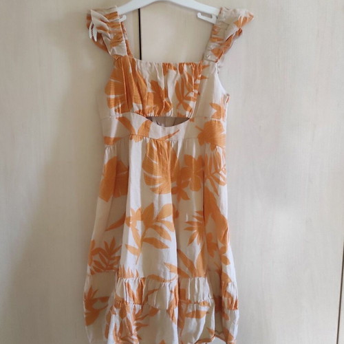 Zara dress, orange, size 134 cm, age 9