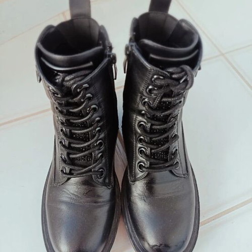 Lumberjack women combat boots size 37 like new, black