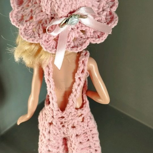 Barbie embroidered handmade clothes new
