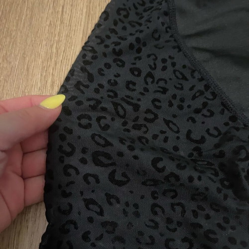 Shein lace leopard leggings size L like new