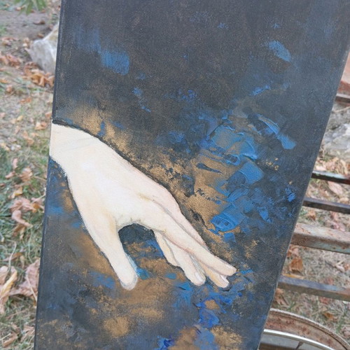 Painting Touch 20x60cm oil painting new