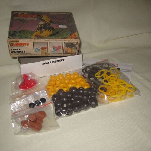 Vintage Matchbox Linkits Space Monkey 1980s toy used