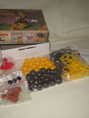 Vintage Matchbox Linkits Space Monkey 1980s toy used