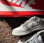 Nike Dunk Low Retro men's shoes size 45 white light smoke grey