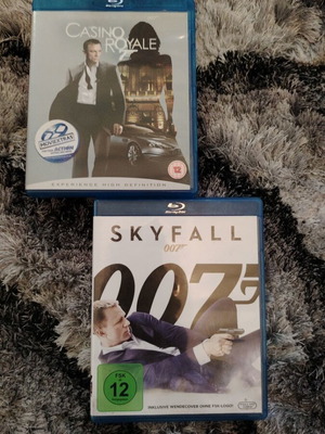 007 Casino Royale και Skyfall Blu-Ray σαν καινούργιο πακέτο