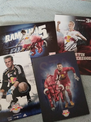 Autographs RB Salzburg authentic, new condition