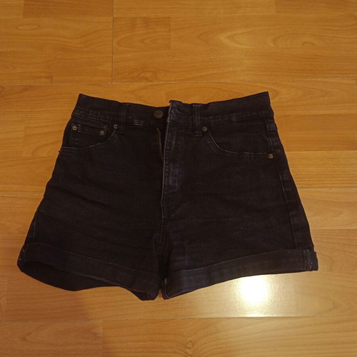 Black short tight shorts Pull & Bear like new, size XS