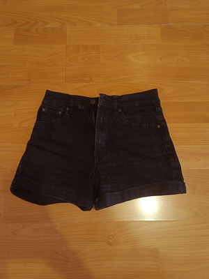 Black short tight shorts Pull & Bear like new, size XS