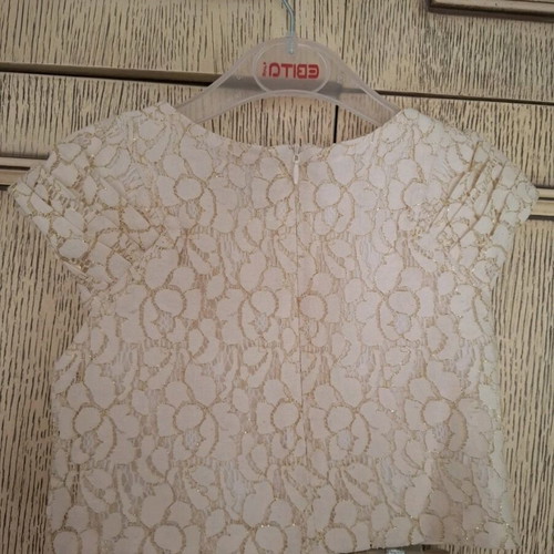 Evita set like new, beige with shorts skirt