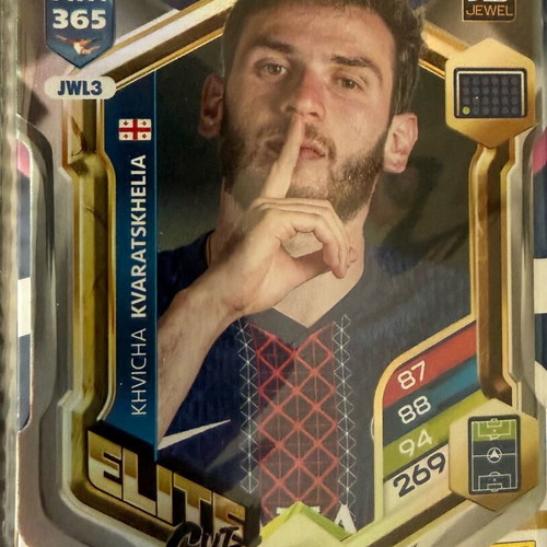 Elite Cut Kwaratskhelia JWL 3 Adrenalyn 2026 new