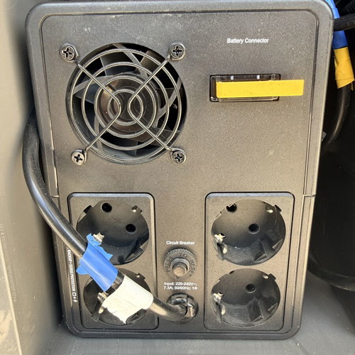 APC Back-UPS 1600VA BX1600M-GR with 4 Schuko sockets, used, 2 pieces