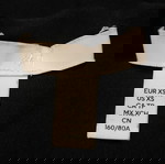 H&M Μπλούζα μαύρη με χαμηλό λαιμό ζιβάγκο