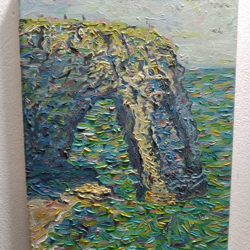 Oil painting new with impasto technique 20x30 cm