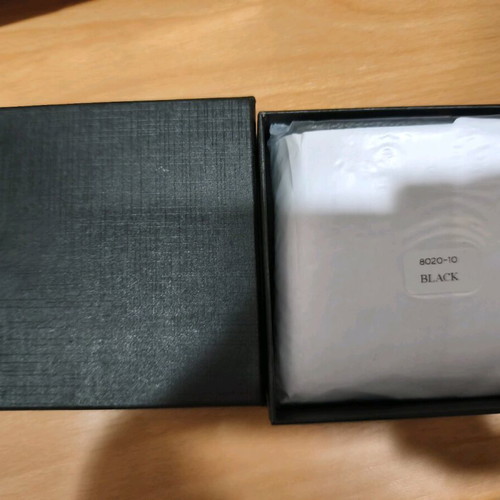 Boweisi Black Leather Men's Wallet New
