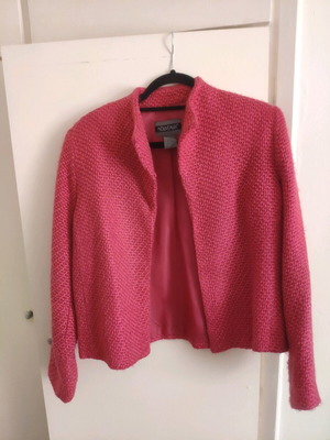 Pink cardigan used, size M